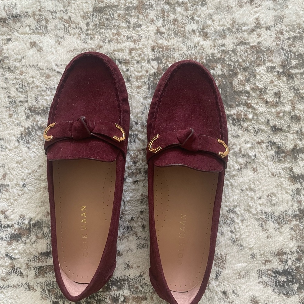 Cole haan suede loafer size 5